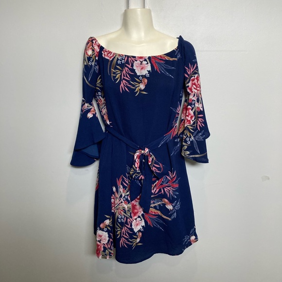 NWT EN/KAT by Navleen gorgeous blue dress - Picture 2 of 12